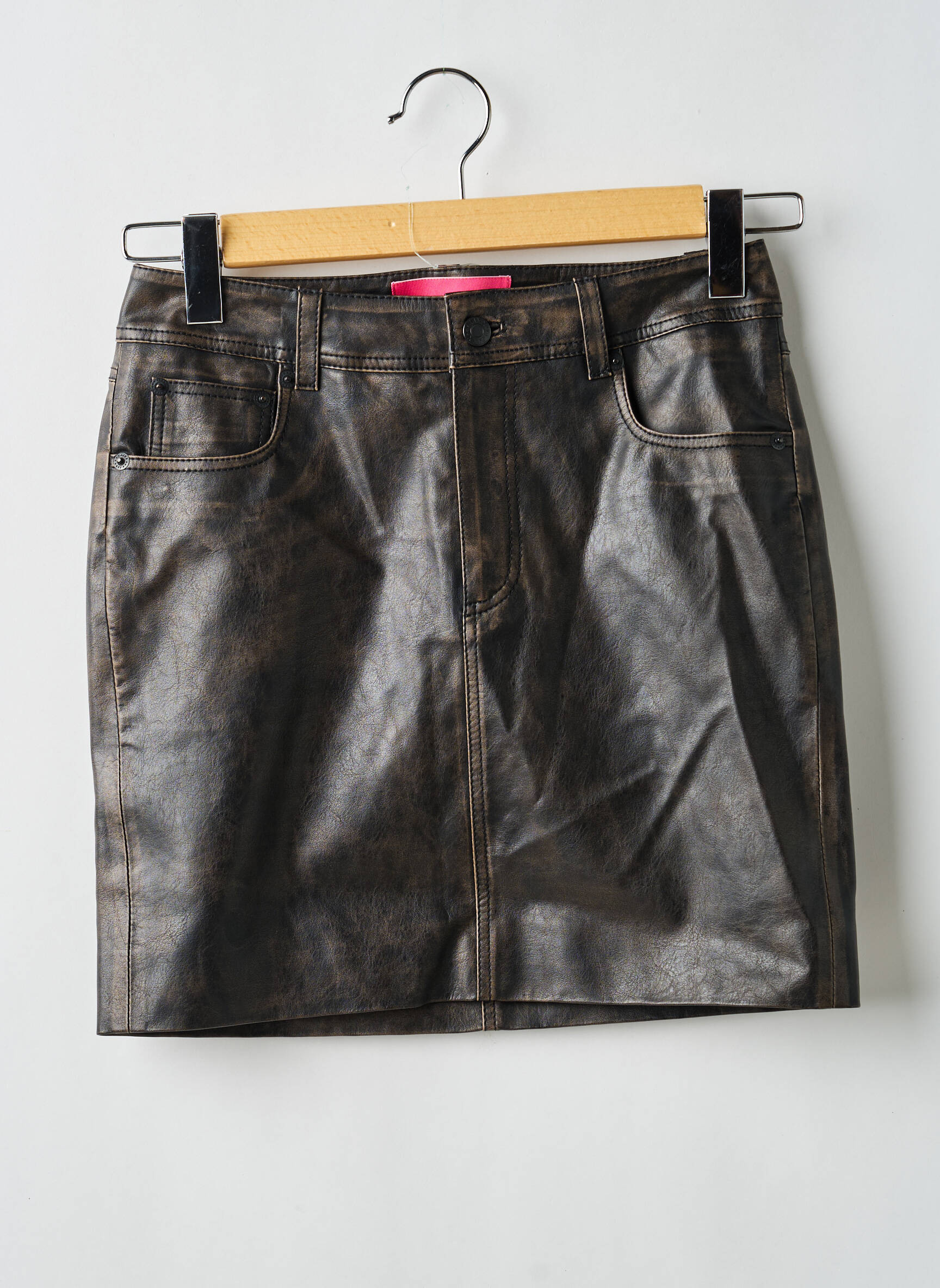 Jupe courte marron JJXX femme