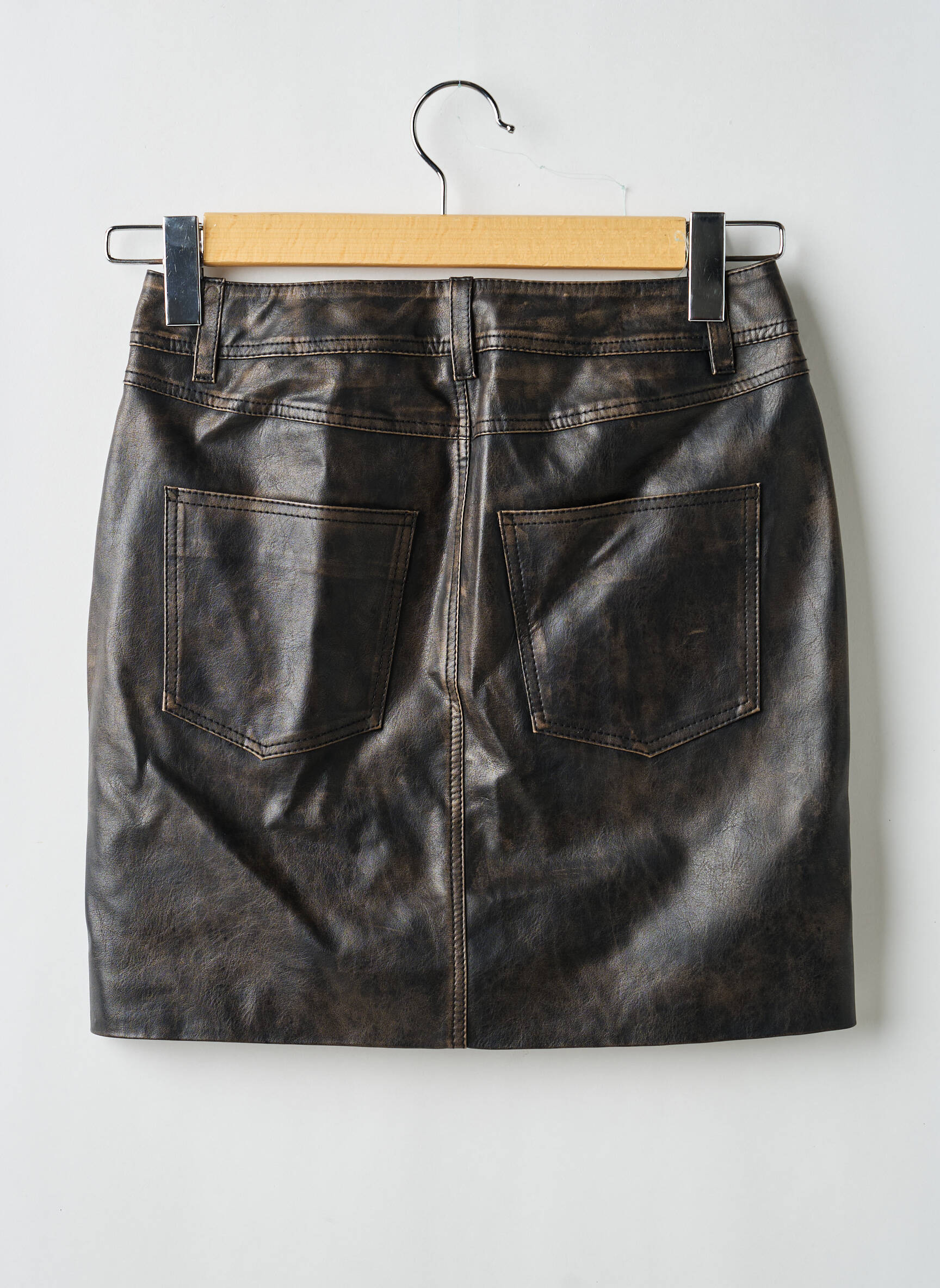 Jupe courte marron JJXX femme