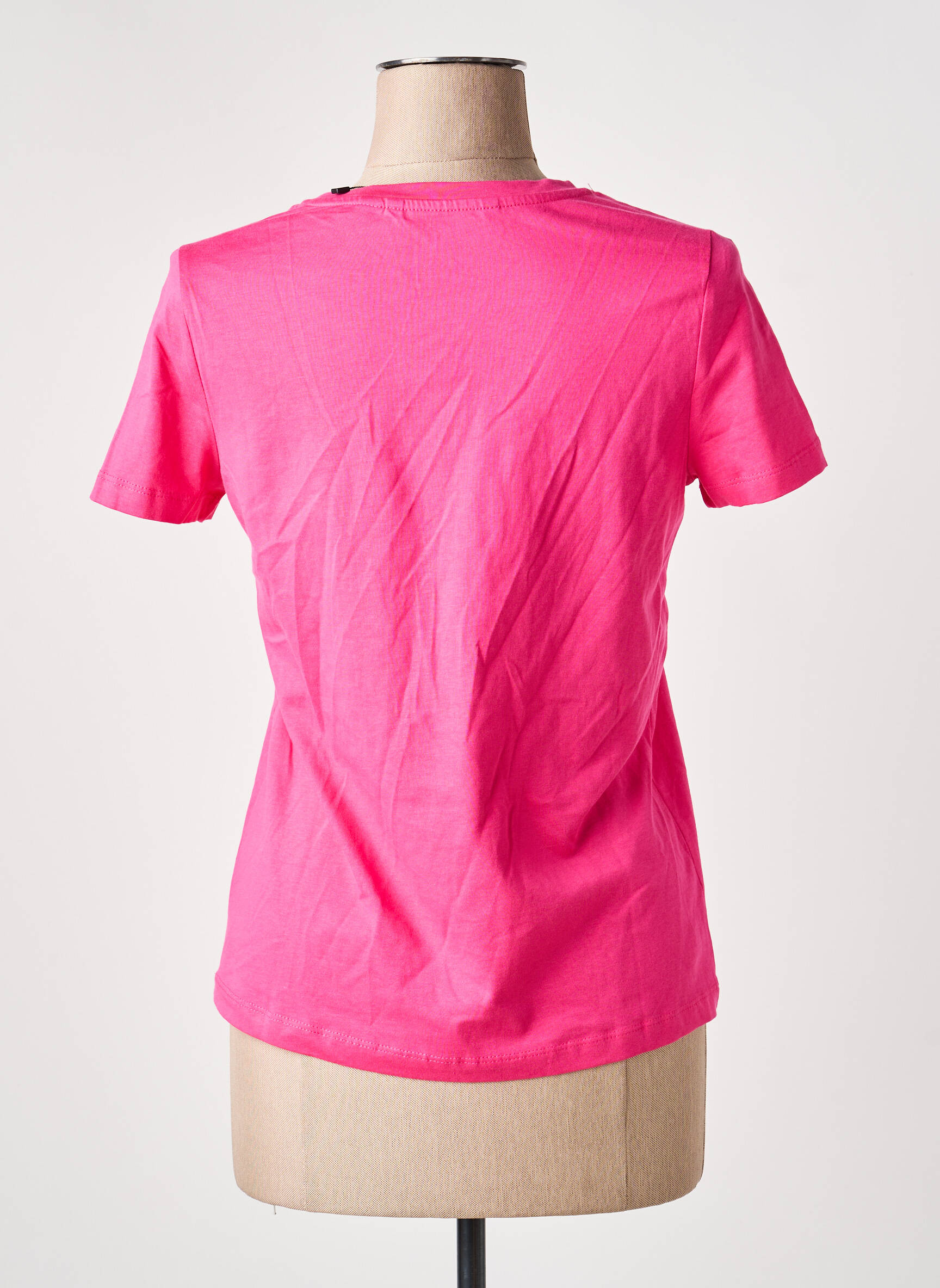 T-shirt col rond manches courtes violet VERO MODA femme