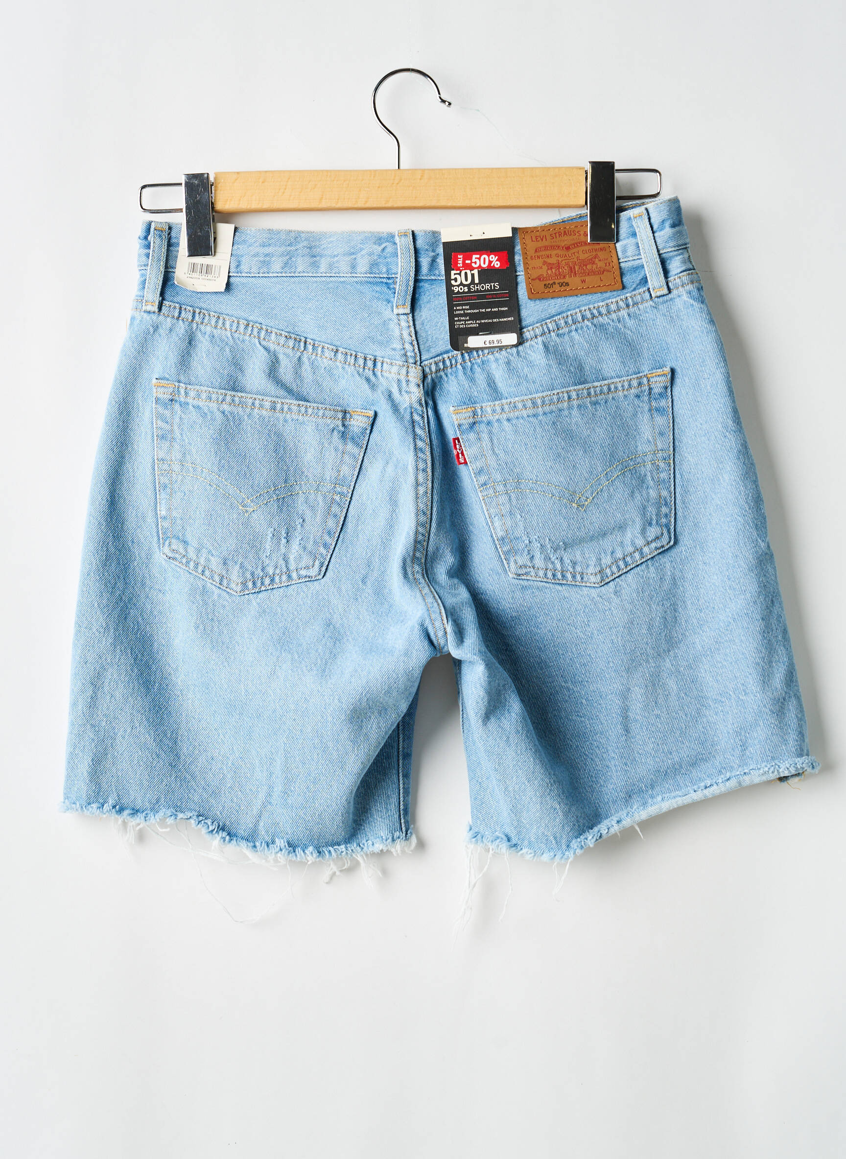 Short bleu LEVI'S femme