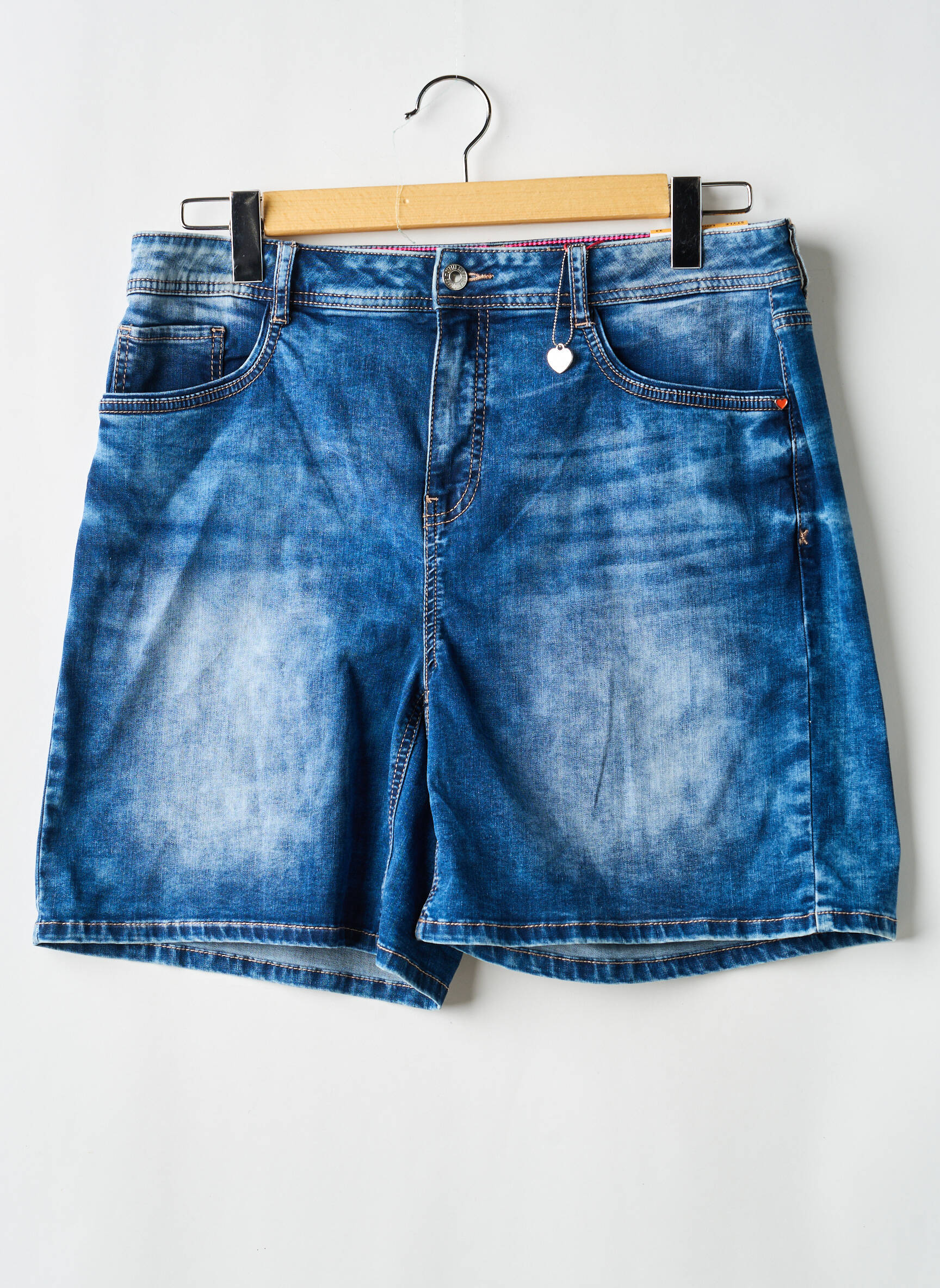 Short bleu STREET ONE femme