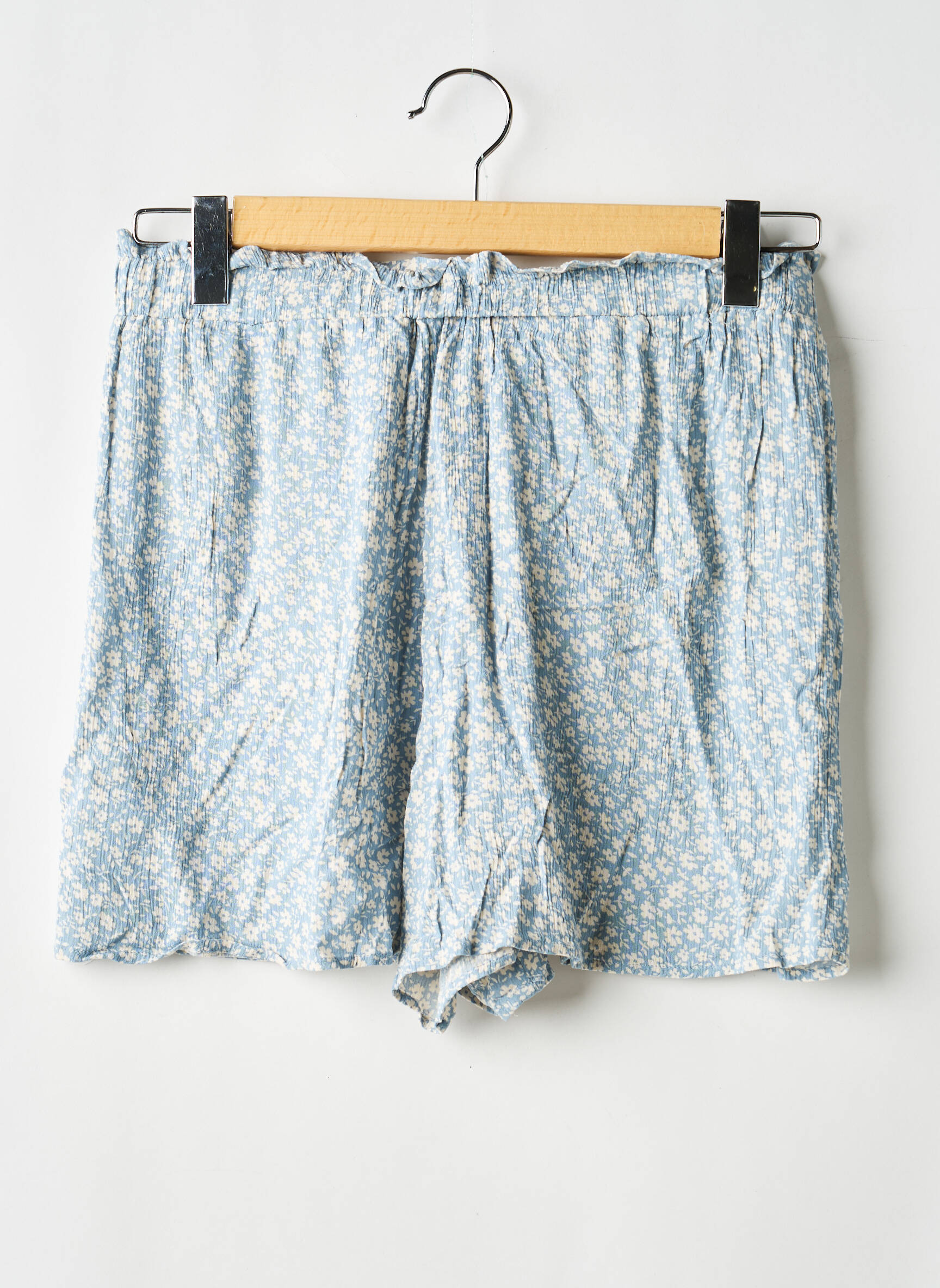 Short coupe droite vert ONLY femme
