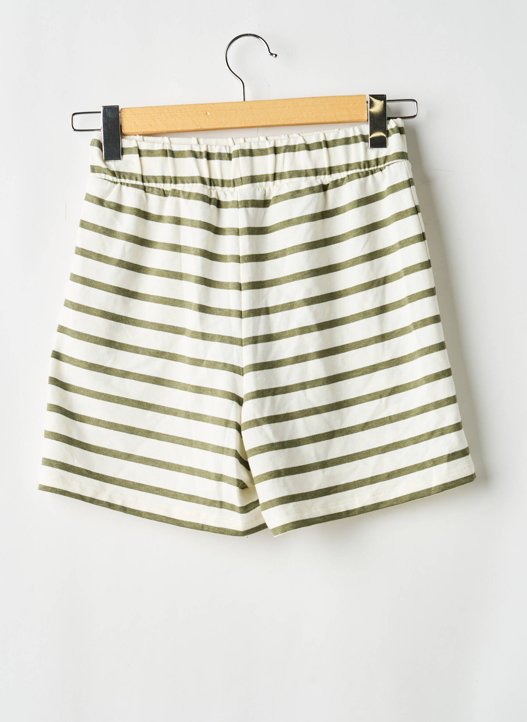 Short taille haute taille haute blanc PIECES femme