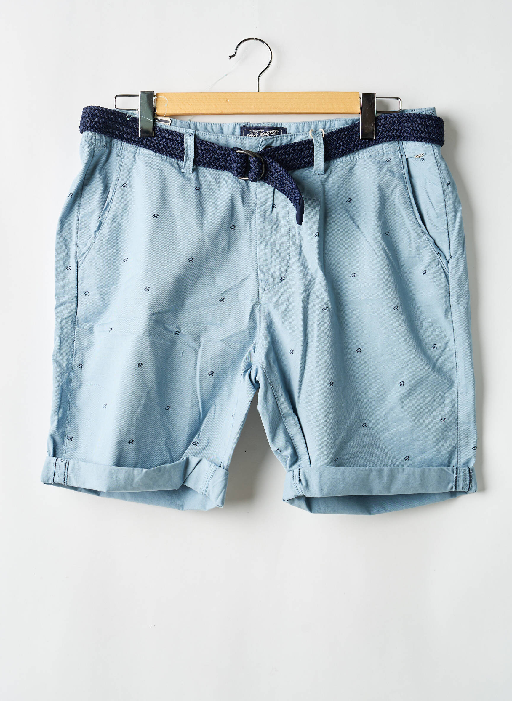 Short bleu PETROL INDUSTRIES homme