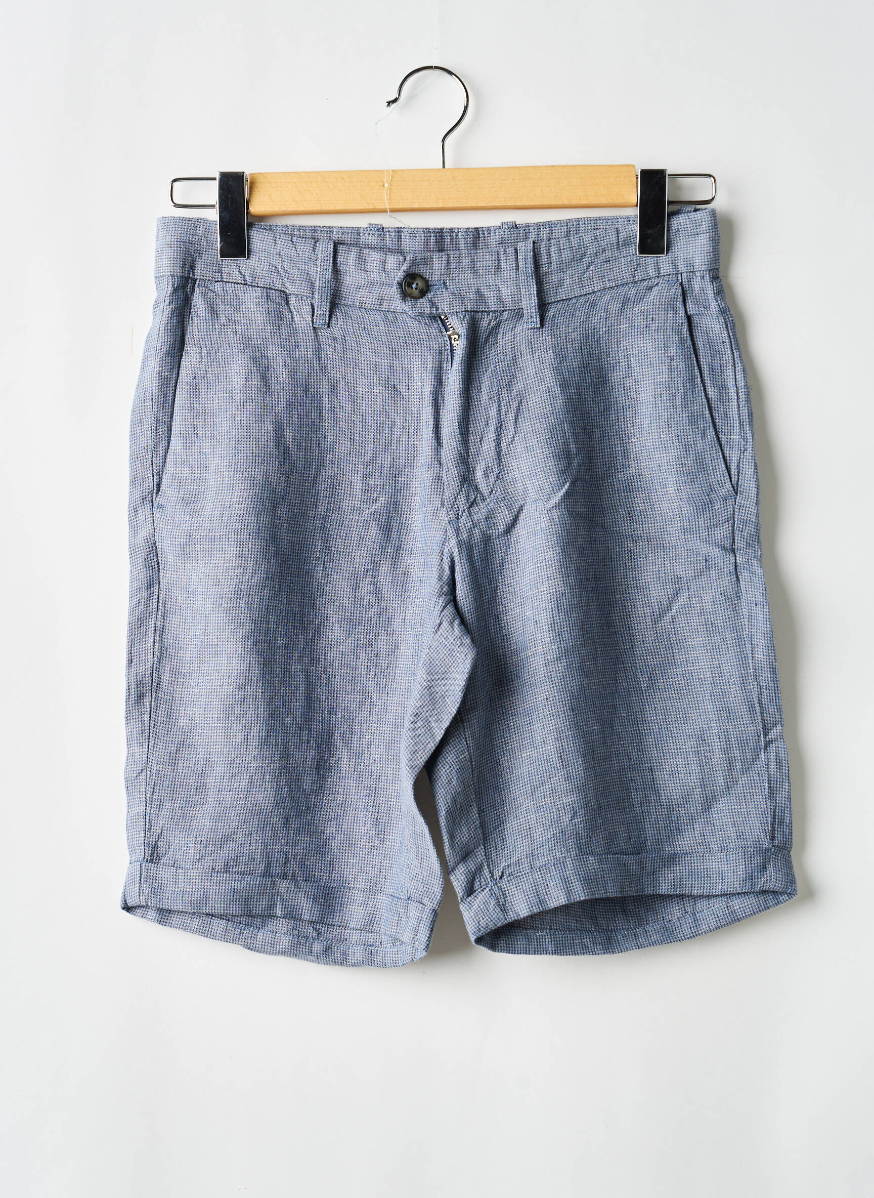 Short bleu MANGO homme