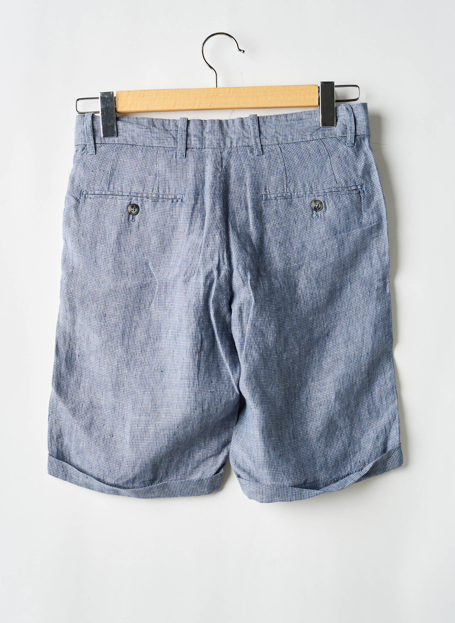 Short bleu MANGO homme
