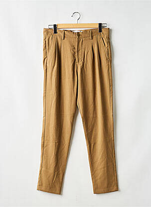 Pantalon droit beige SELECTED homme