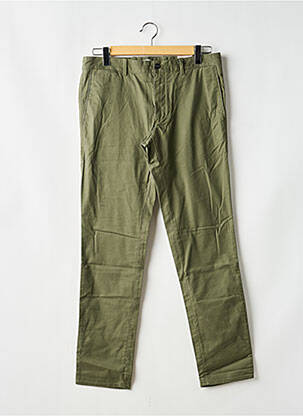 Pantalon droit vert MANGO homme
