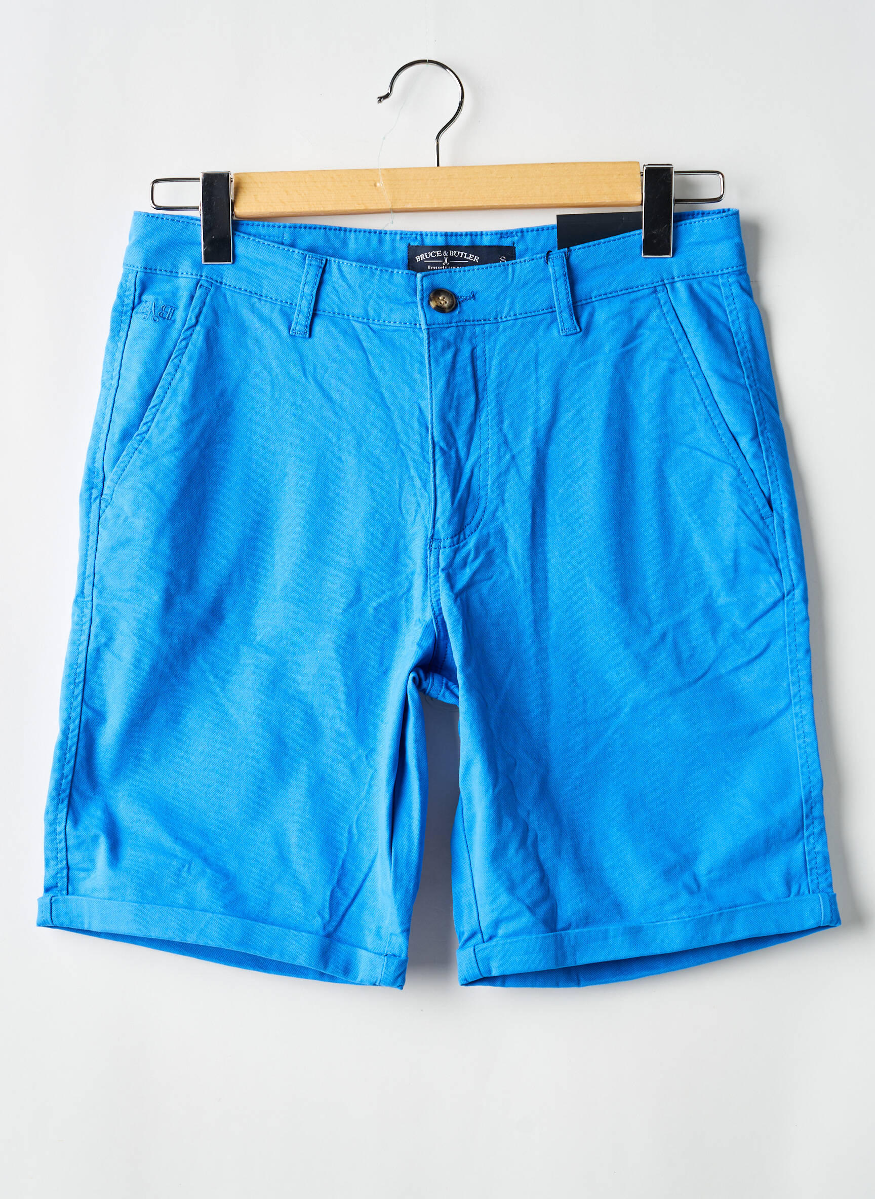 Bermuda bleu BRUCE & BUTLER  homme