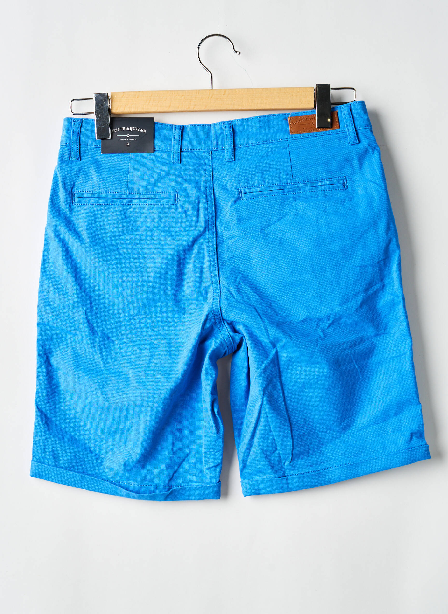 Bermuda bleu BRUCE & BUTLER  homme