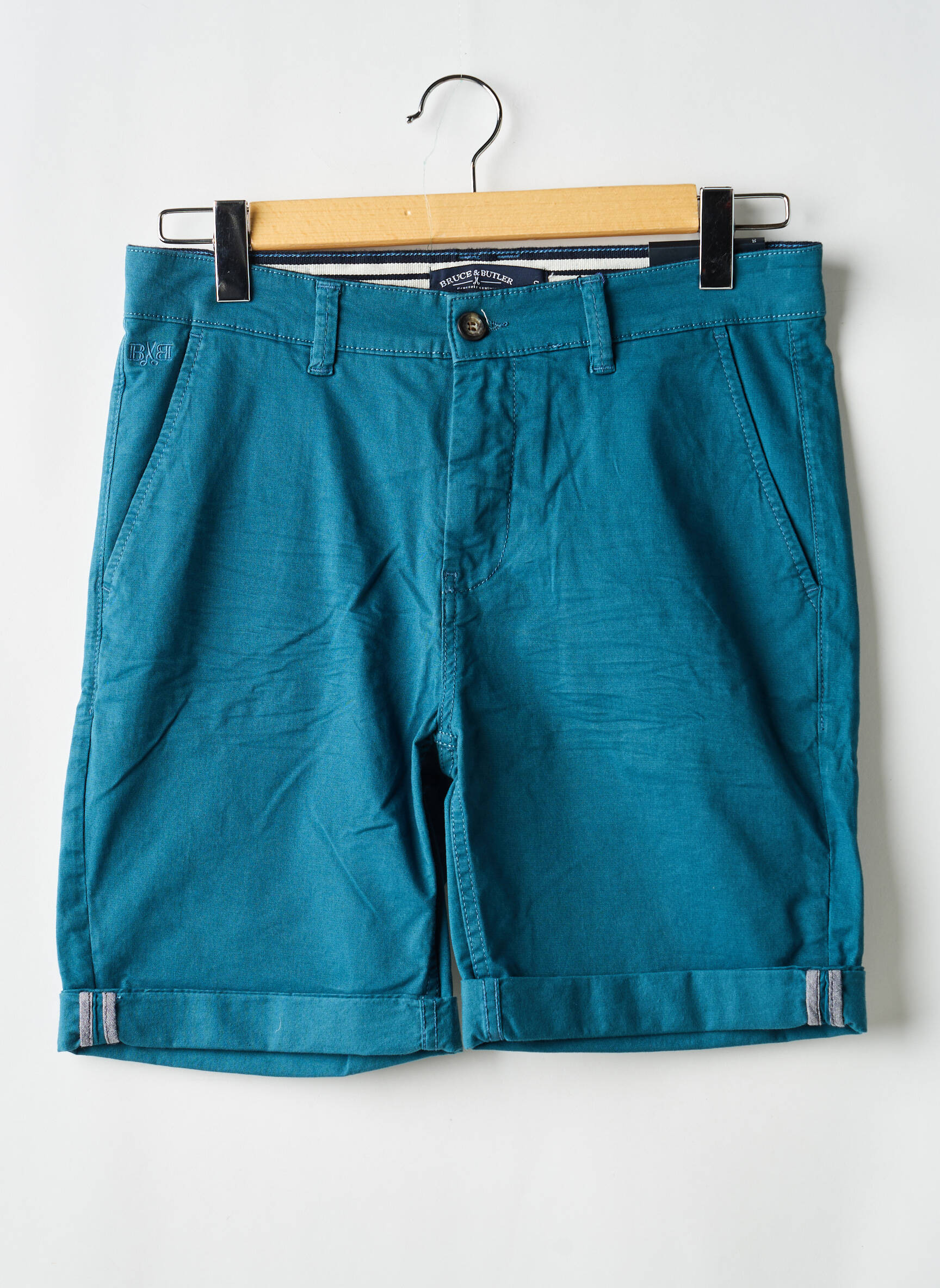 Short bleu BRUCE & BUTLER  homme