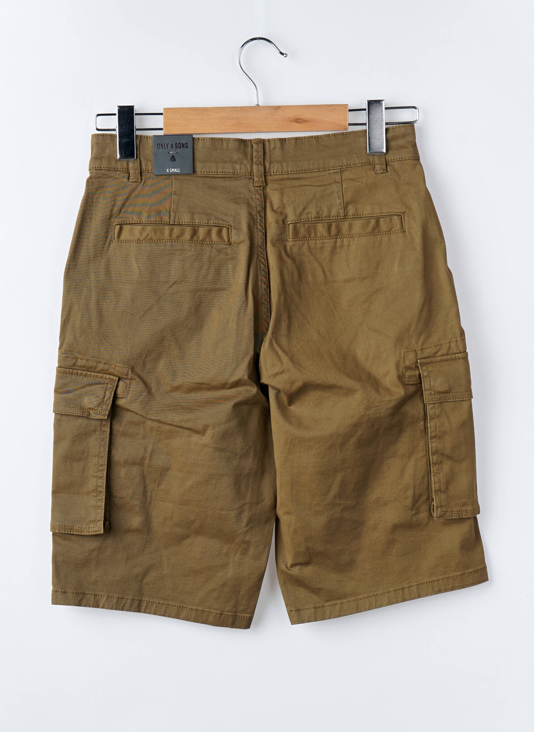Bermuda coupe droite marron ONLY&SONS homme