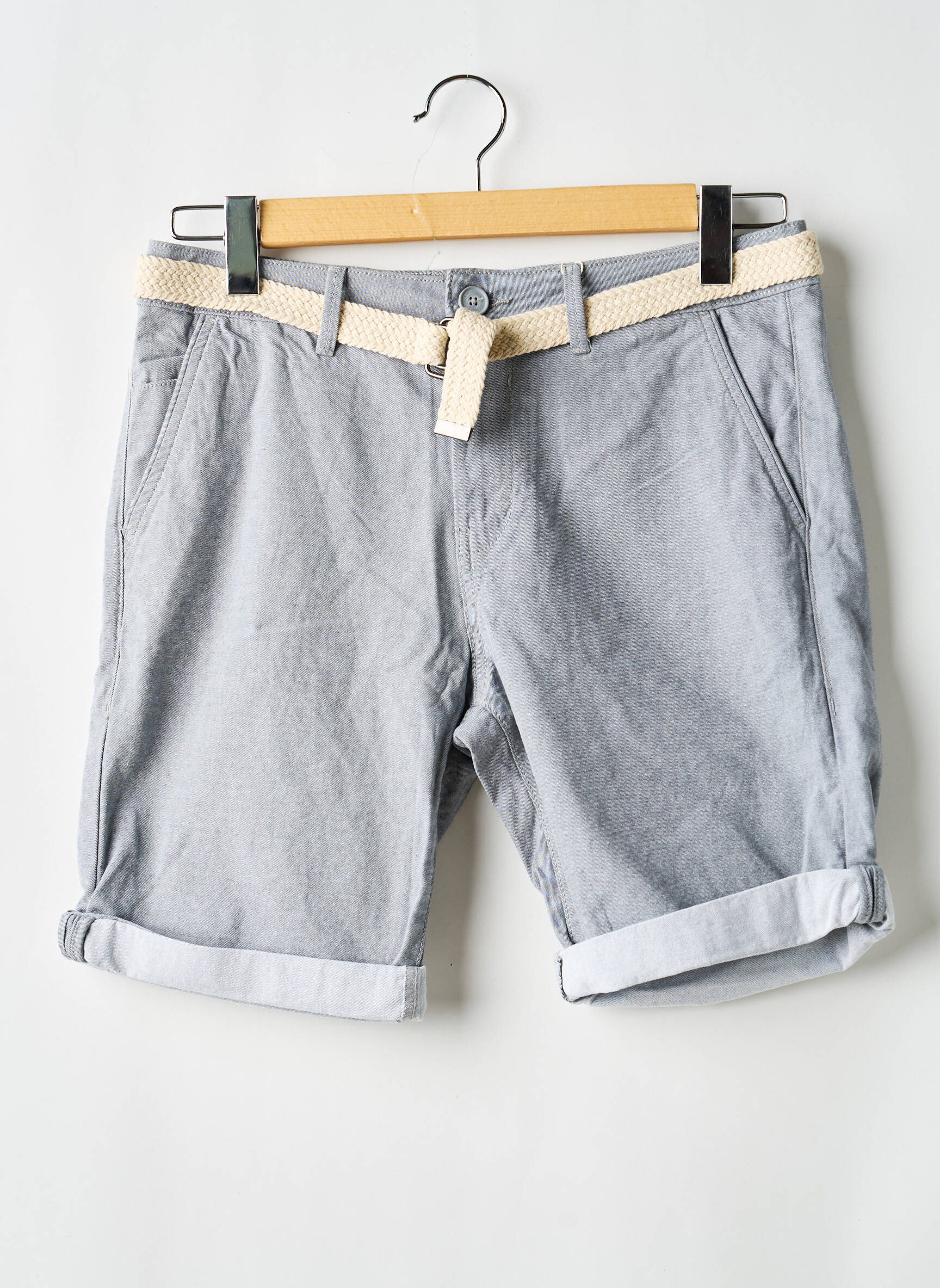 Short gris TOM TAILOR homme
