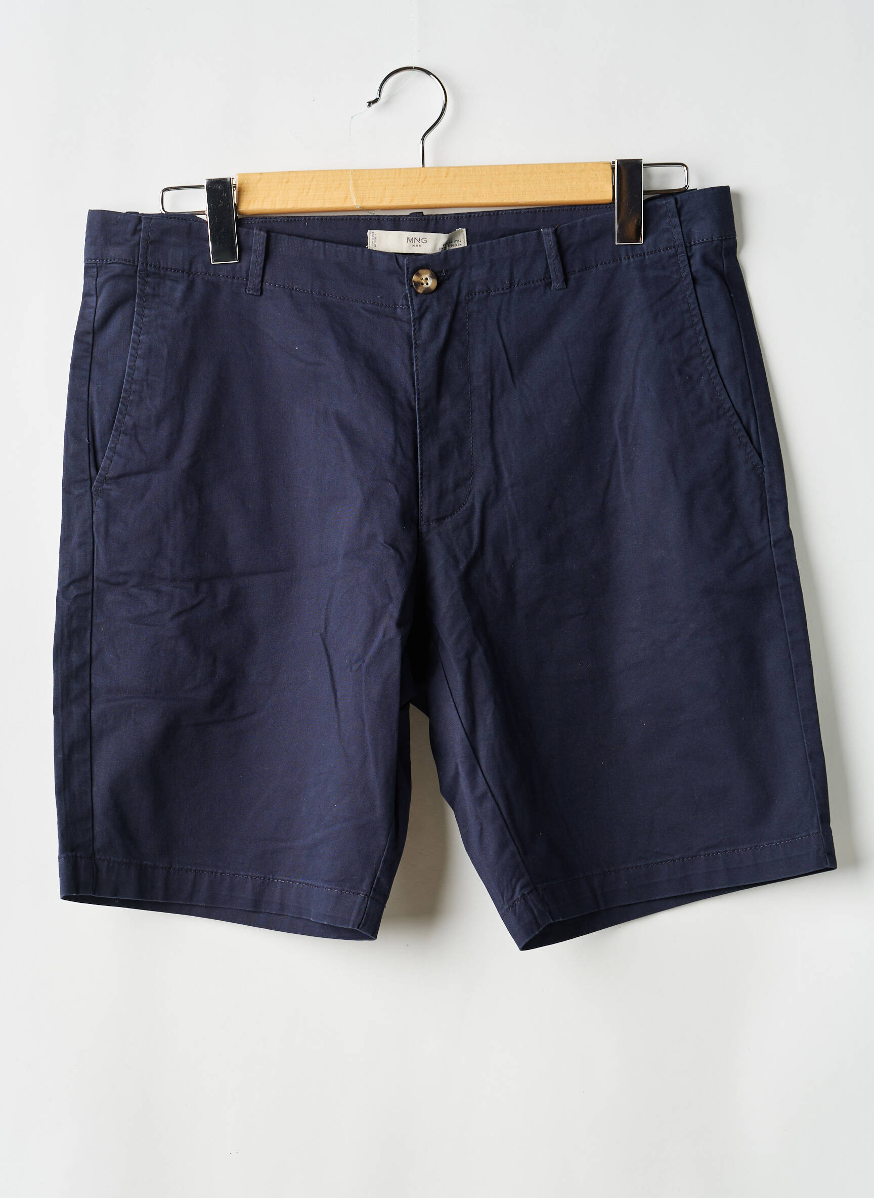 Short bleu MANGO homme
