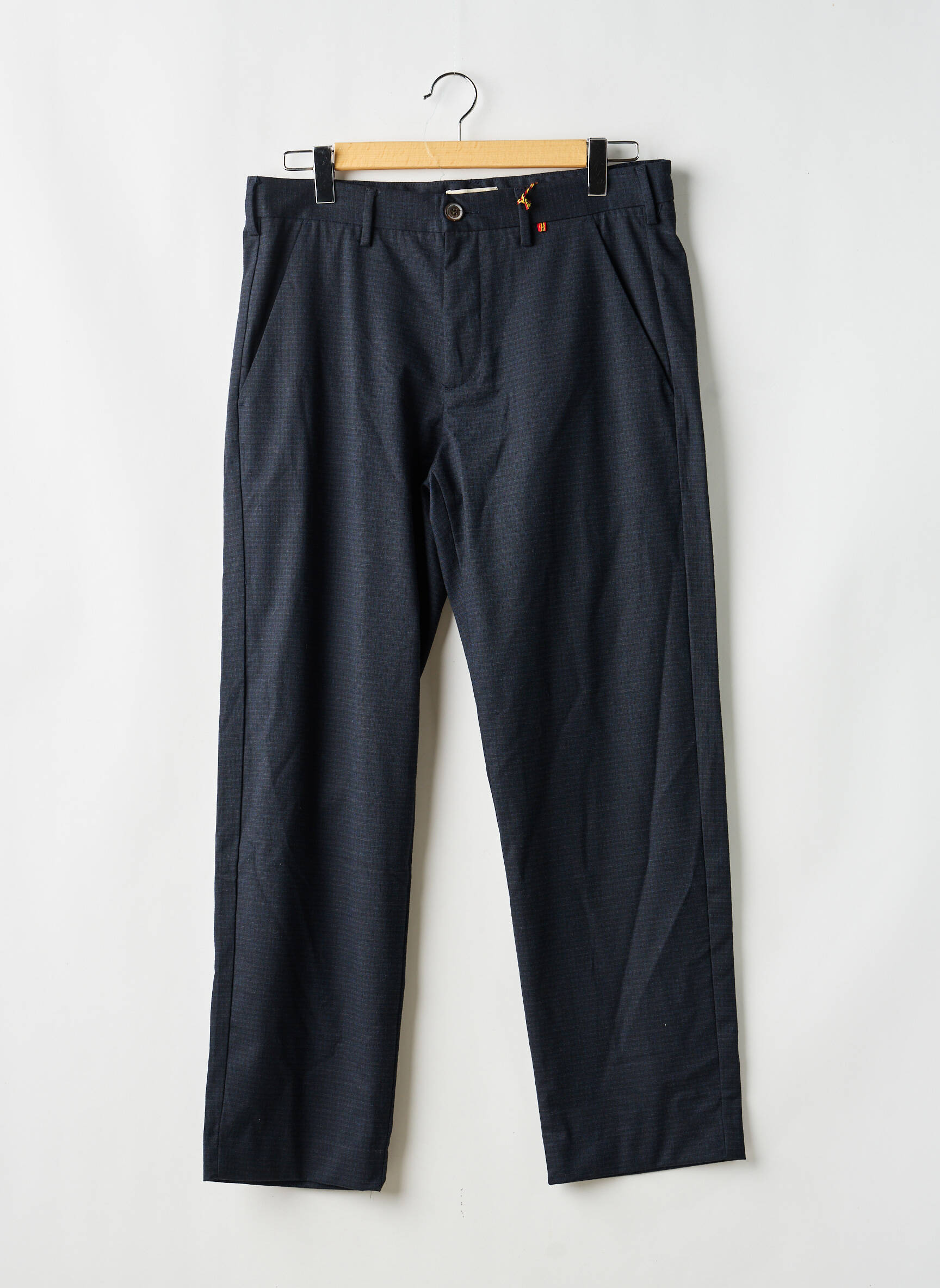 Pantalon droit bleu LE FABULEUX MARCEL DE BRUXELLES homme