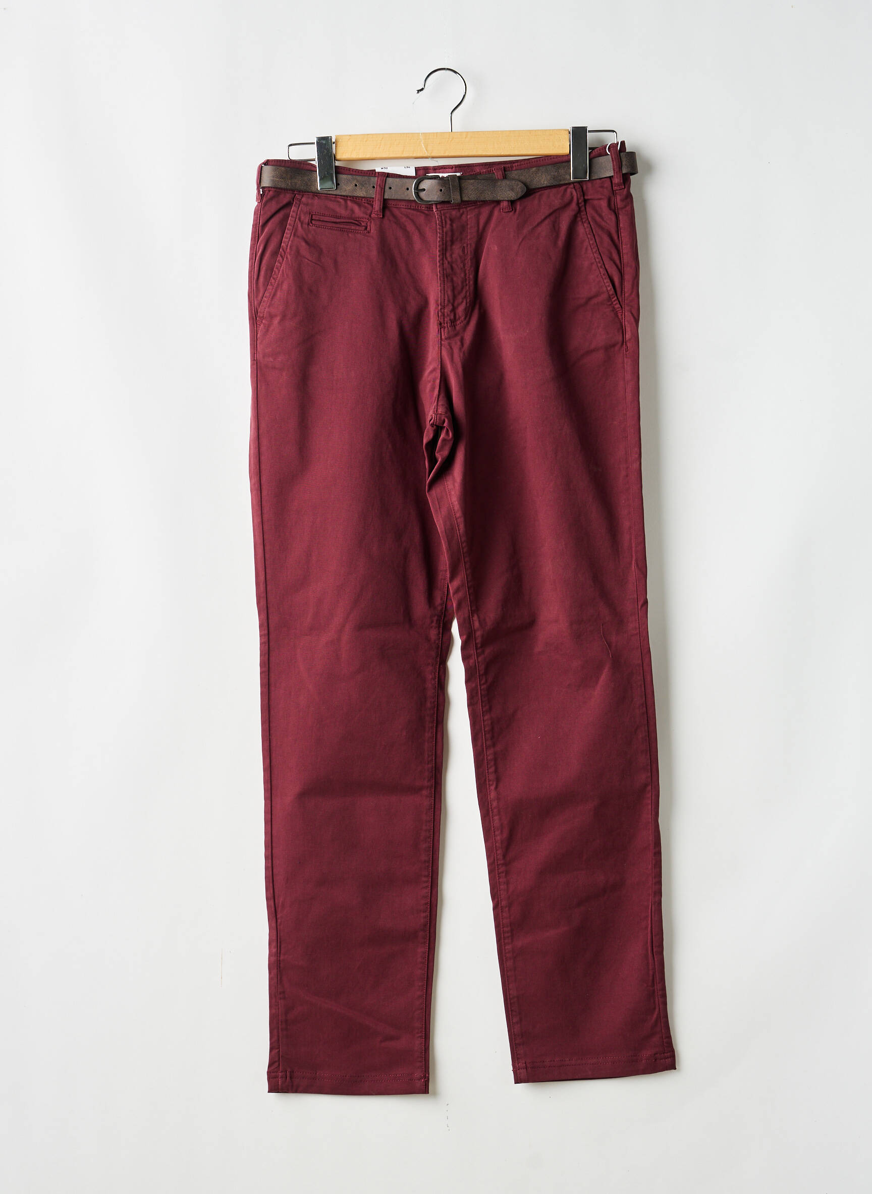 Pantalon chino rouge JACK & JONES homme