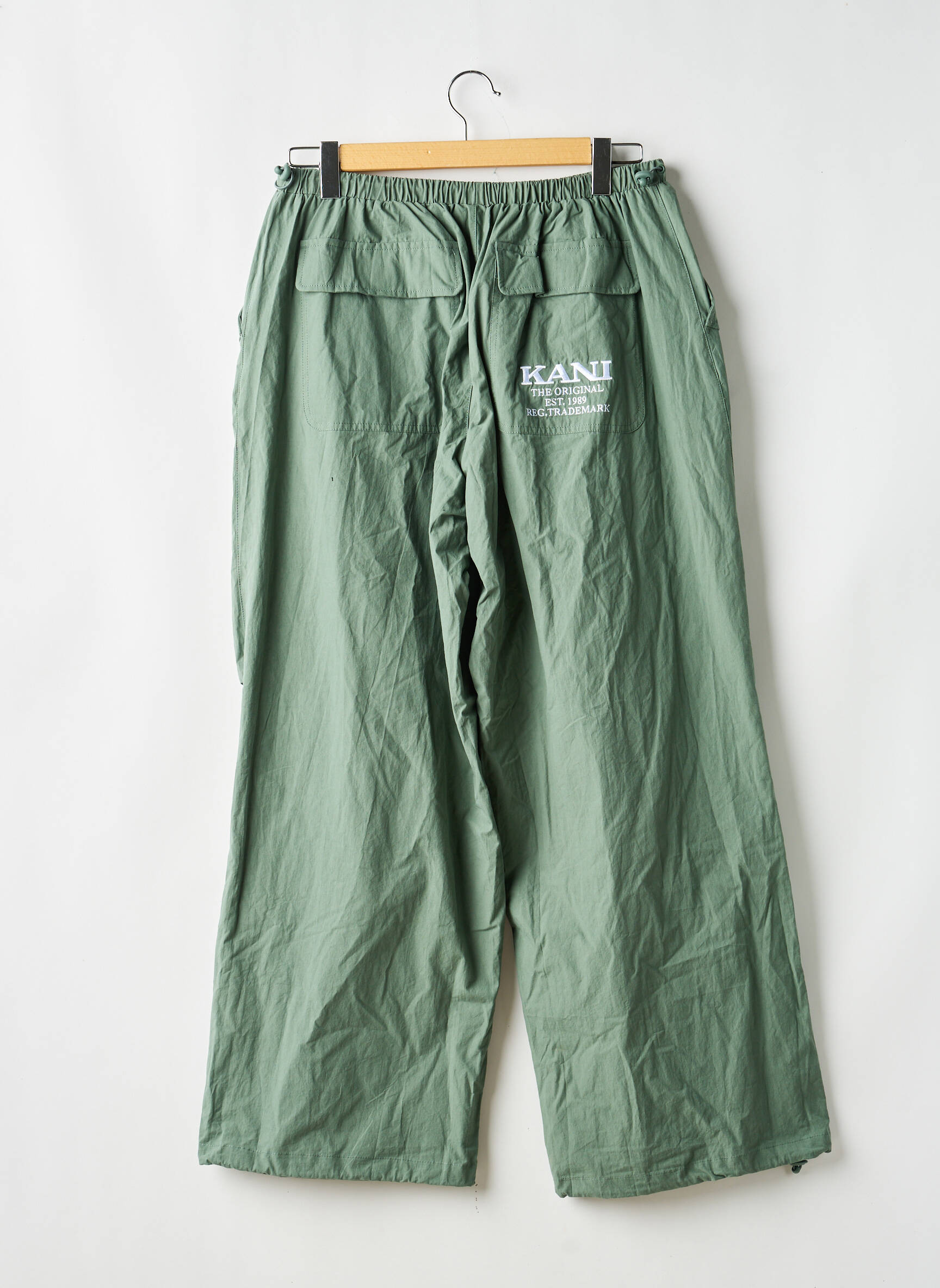 Pantalon large vert KARL KANI homme
