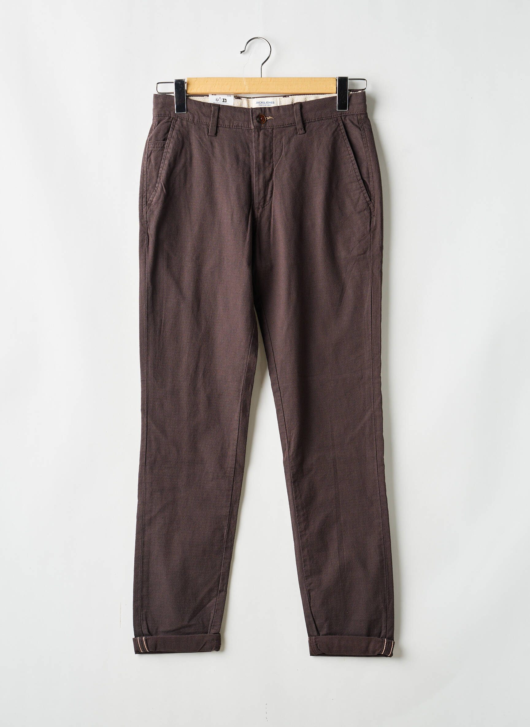 Pantalon chino marron JACK & JONES homme