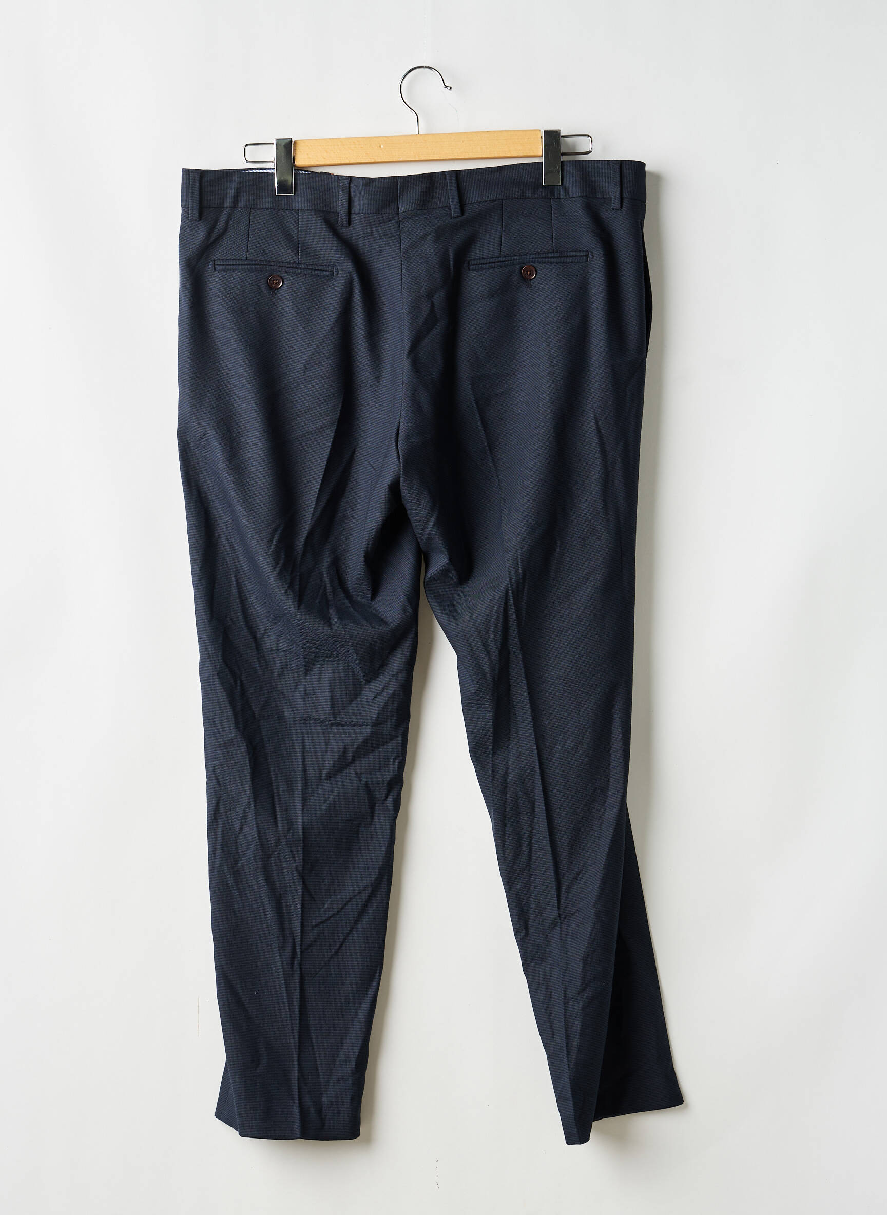 Pantalon droit bleu LE FABULEUX MARCEL DE BRUXELLES homme