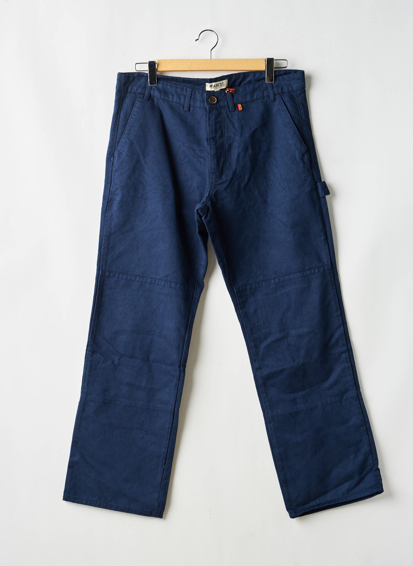 Pantalon droit bleu LE FABULEUX MARCEL DE BRUXELLES homme