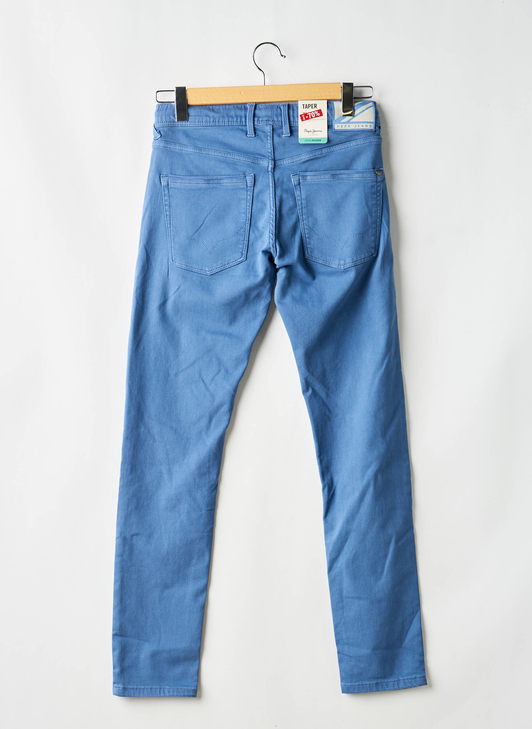 Pantalon droit bleu PEPE homme