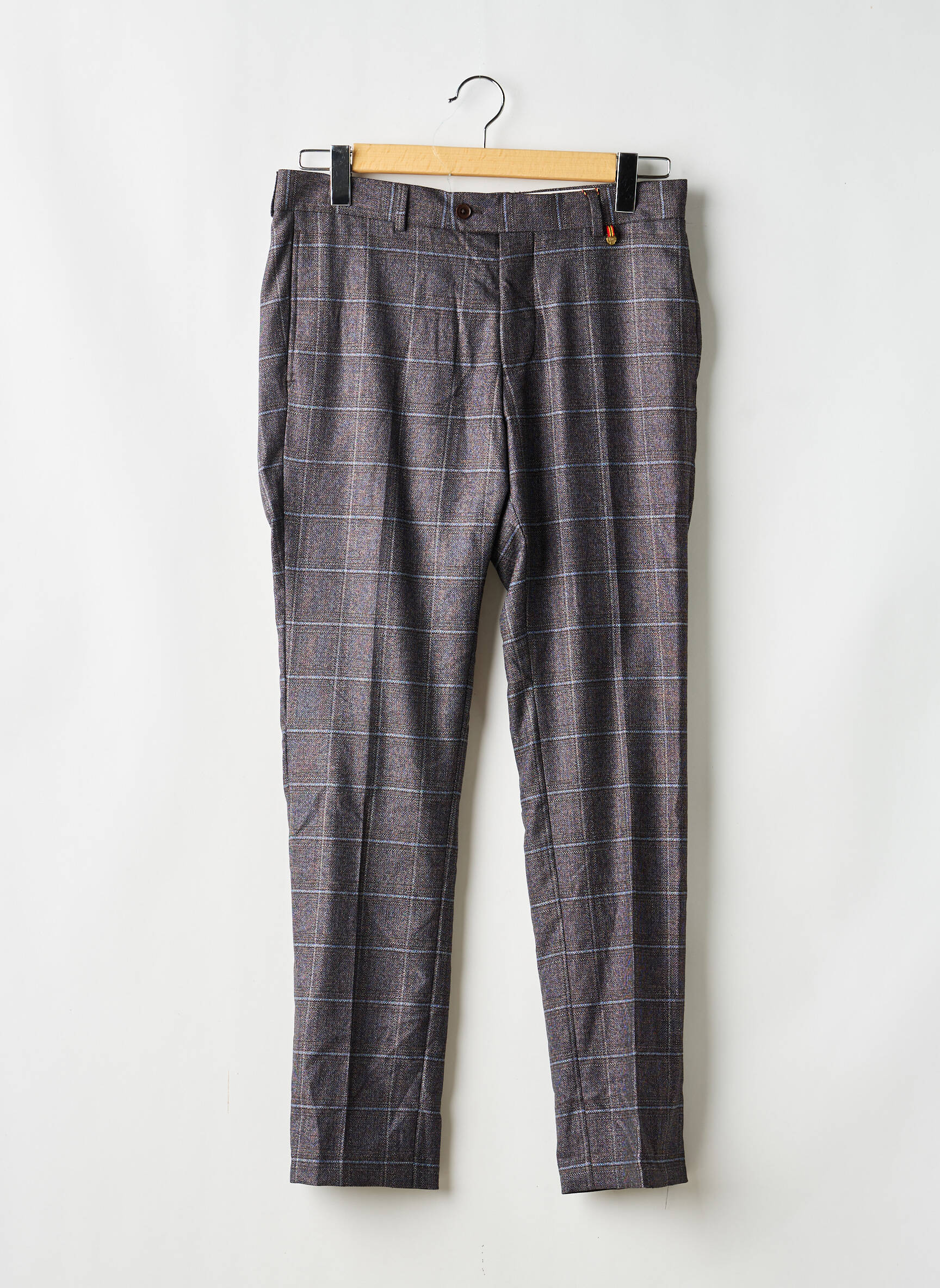Pantalon slim marron LE FABULEUX MARCEL DE BRUXELLES homme