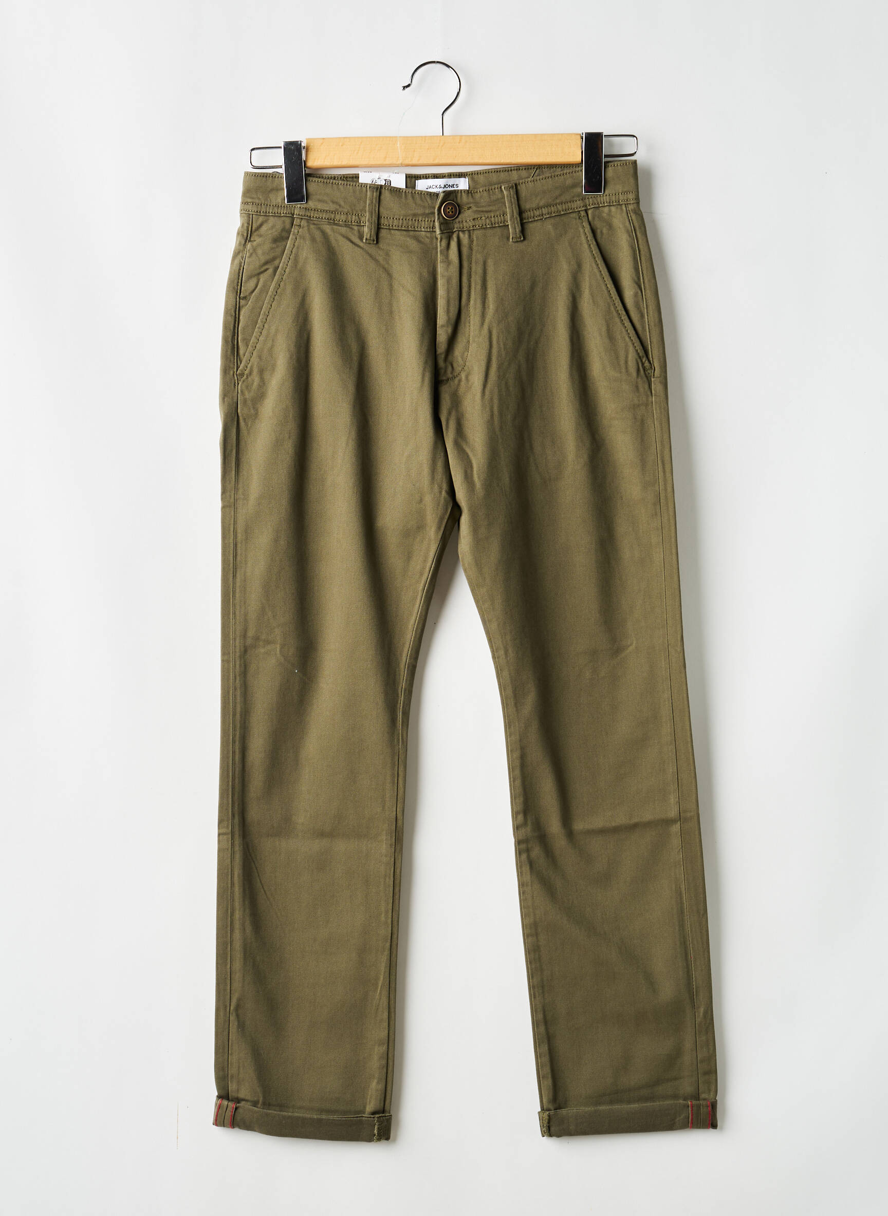 Pantalon chino vert JACK & JONES homme
