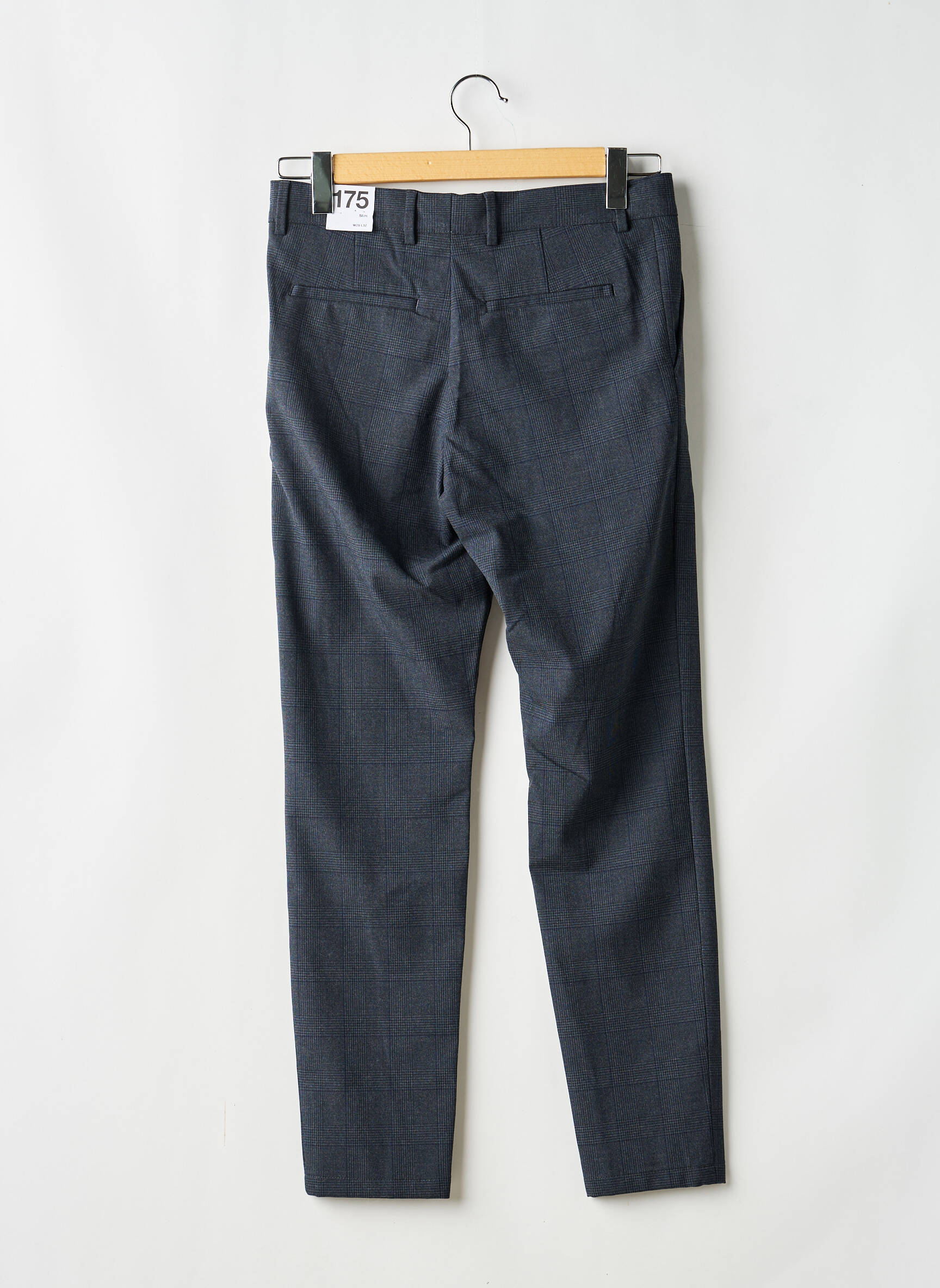 Pantalon droit gris SELECTED homme