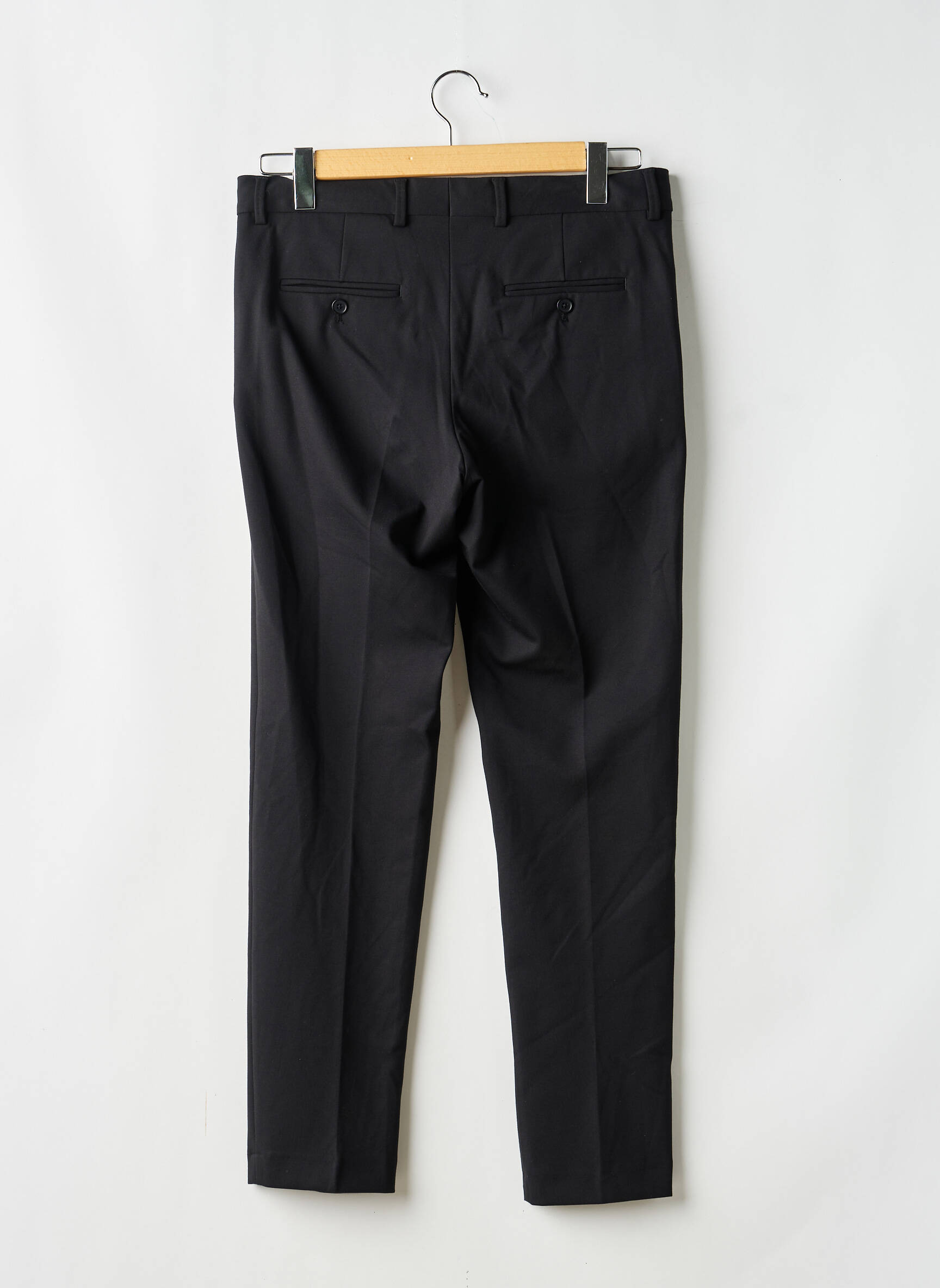 Pantalon droit noir SELECTED homme