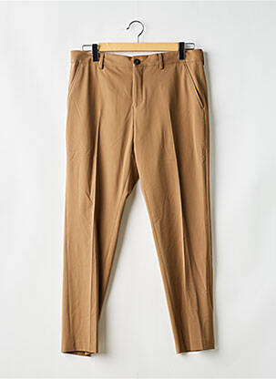Pantalon droit marron SELECTED homme