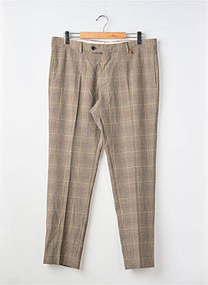 Pantalon droit beige LE FABULEUX MARCEL DE BRUXELLES homme