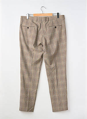 Pantalon droit beige LE FABULEUX MARCEL DE BRUXELLES homme