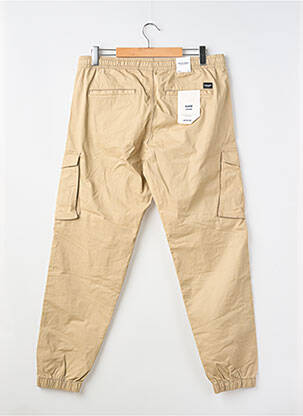 Pantalon cargo beige JACK & JONES homme