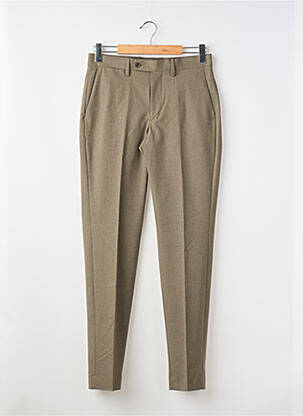Pantalon droit vert MANGO homme