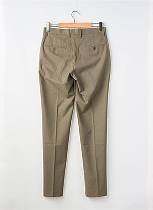 Pantalon droit vert MANGO homme