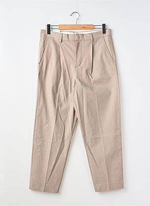 Pantalon droit beige SELECTED homme