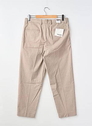 Pantalon droit beige SELECTED homme