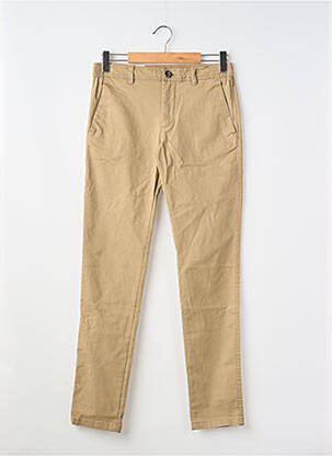 Pantalon chino slim beige TOM TAILOR homme