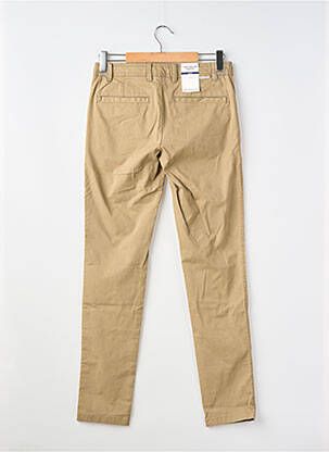 Pantalon chino slim beige TOM TAILOR homme