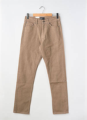 Jeans coupe droite marron JACK & JONES homme