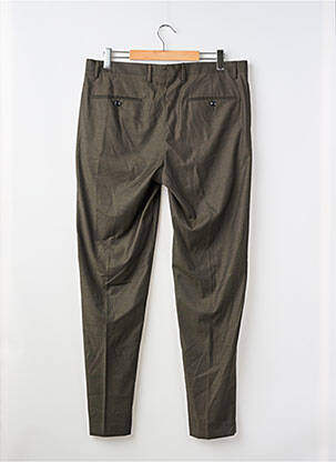 Pantalon droit vert MANGO homme