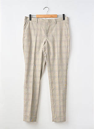 Pantalon droit gris MANGO homme