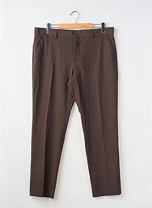 Pantalon droit marron SELECTED homme