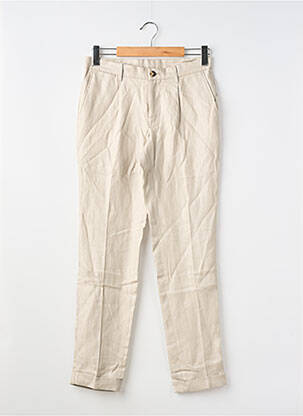 Pantalon droit beige MANGO homme
