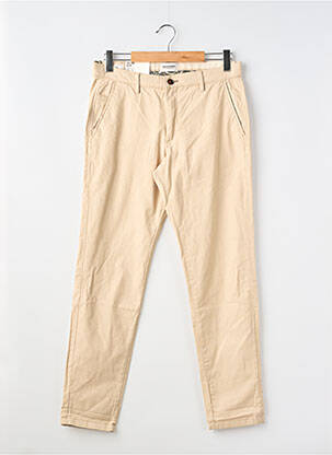 Pantalon chino beige JACK & JONES homme