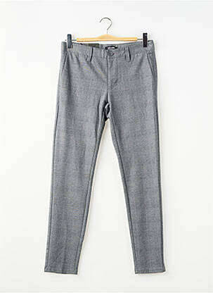 Pantalon slim taille normale taille normale gris ONLY&SONS homme