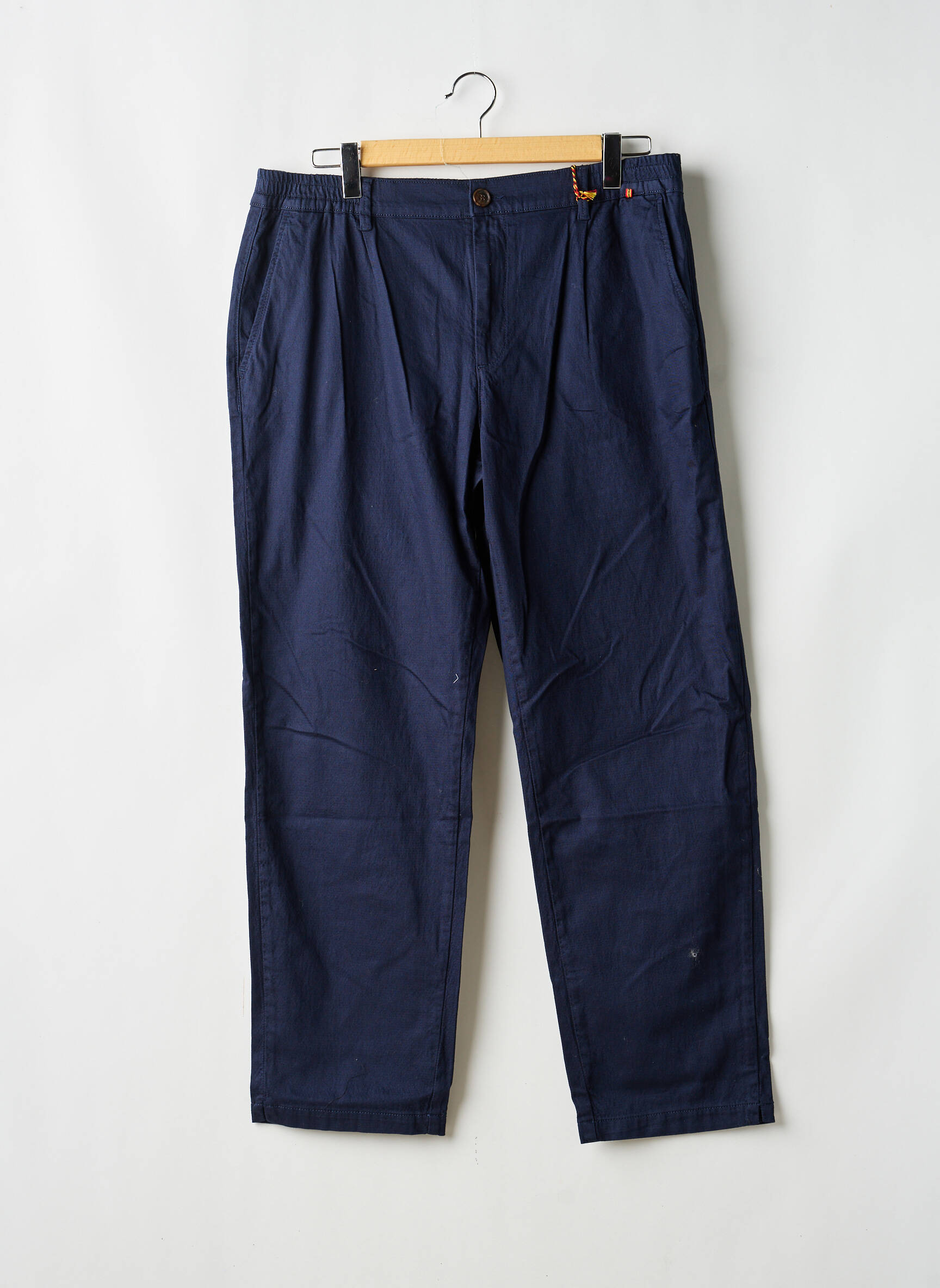 Pantalon droit bleu LE FABULEUX MARCEL DE BRUXELLES homme