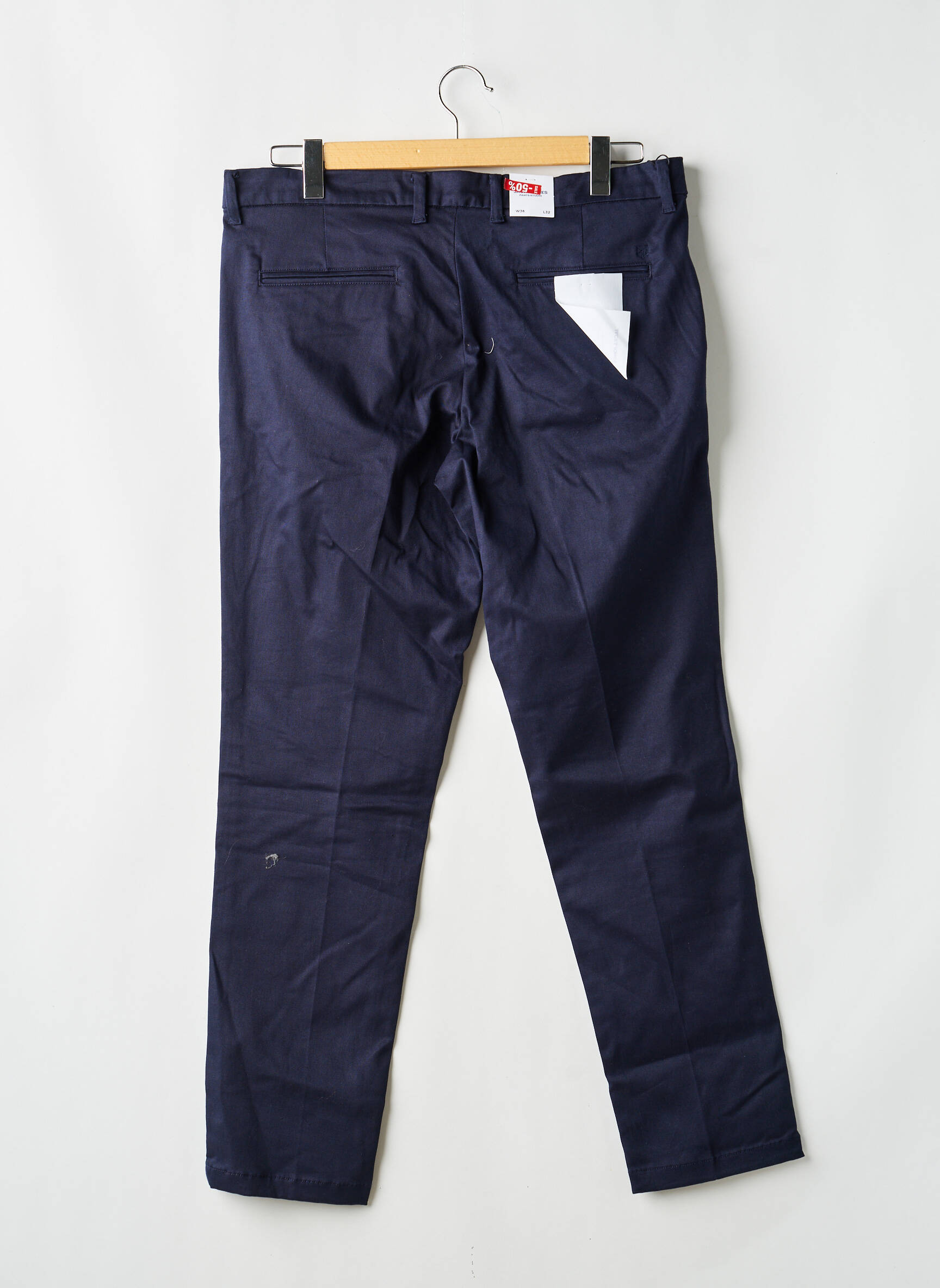 Pantalon chino bleu JACK & JONES homme