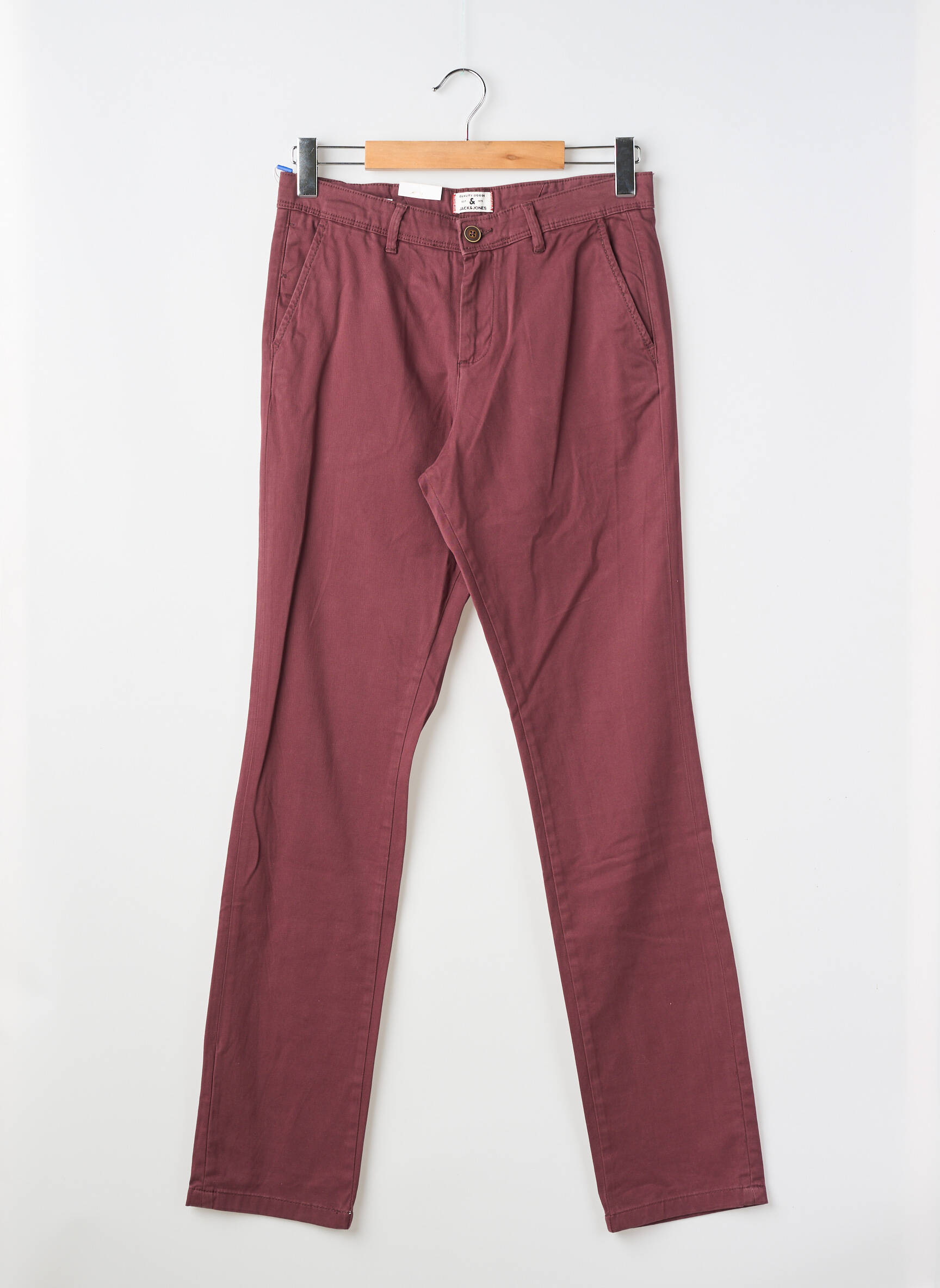 Pantalon chino rouge JACK & JONES homme