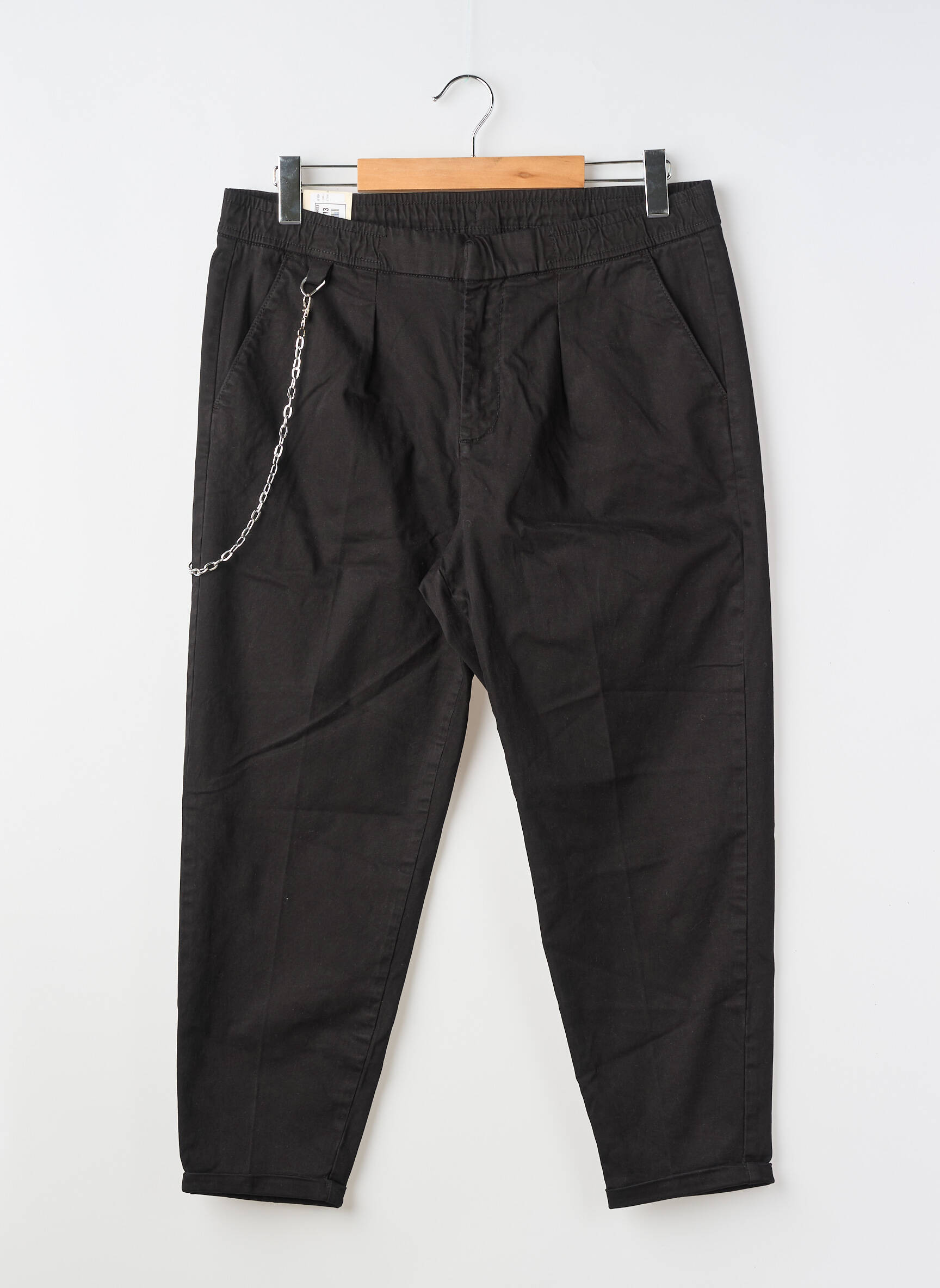 Pantalon droit noir REDEFINED REBEL homme